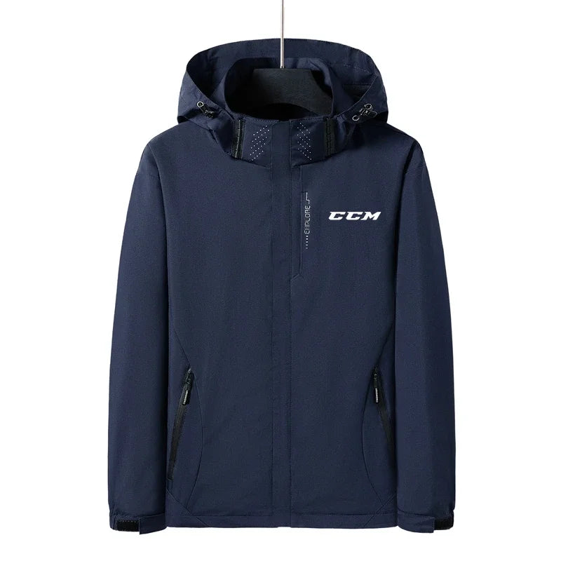 2025 New American Jacket Men's Spring and Autumn Outdoor Travel Mountaineering Coat Functional Soft Shell Trendy Charge Coat - Ellianto fashion Men's