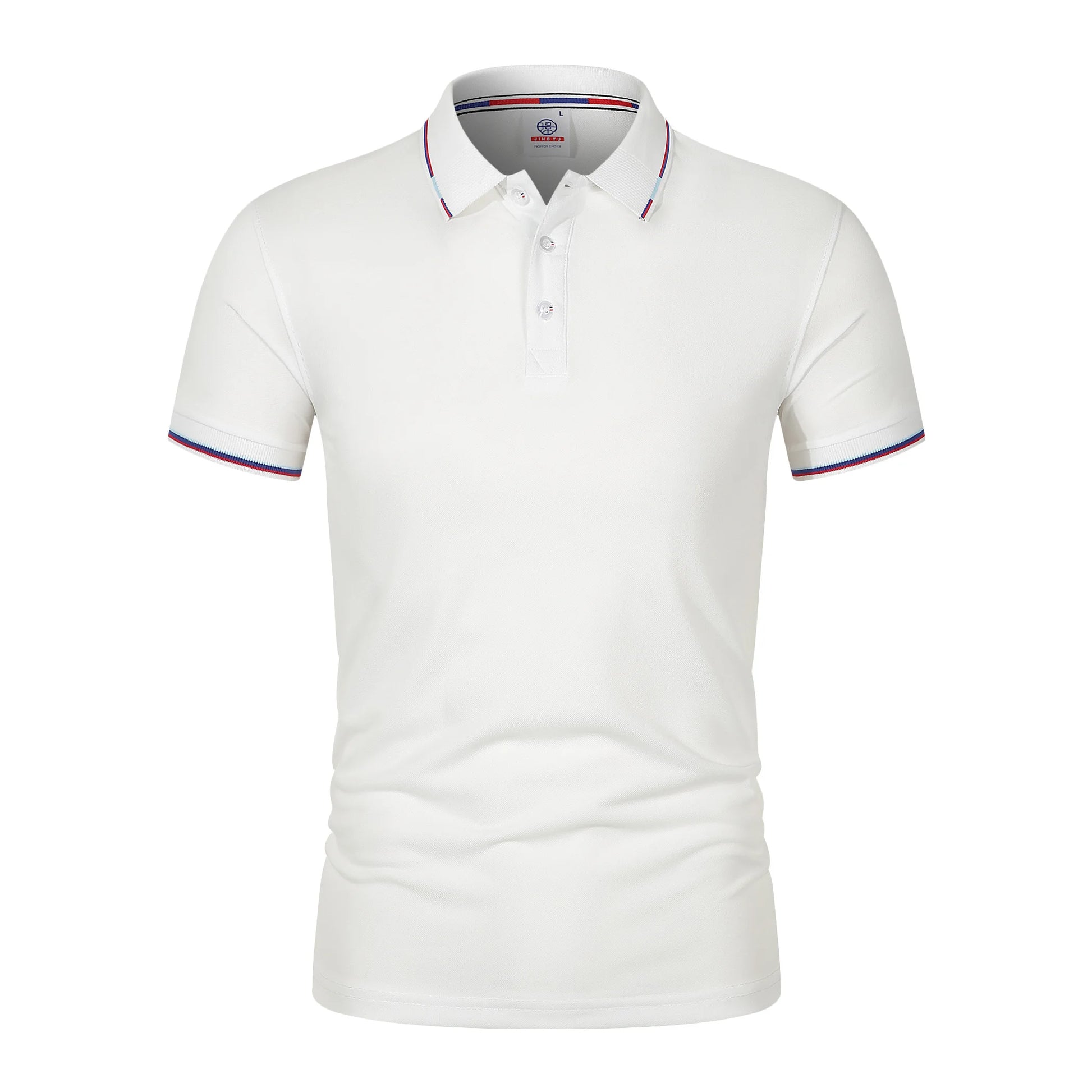 2025 New fashion high quality classic men's short sleeve polo summer casual polo collar S-3XL simple solid color breathable comf - Ellianto fashion Men's