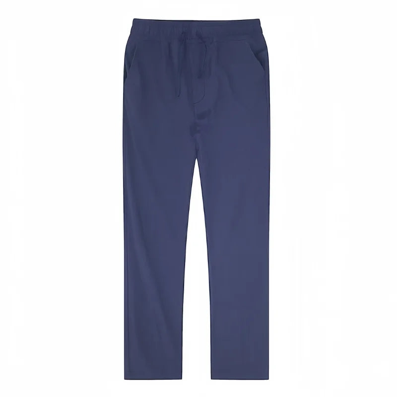 Men's Cotton Linen Pants Joggers Sweatpants Streetwear Breathable Solid Color Linen Trousers Vacation Summer Loose Pants S-5XL - Ellianto fashion Men's