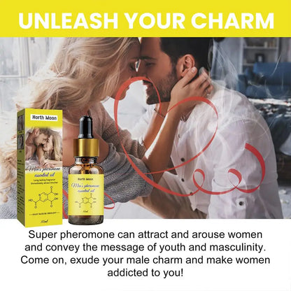 Pheromone Body Essential Oil Strong Pheromone For Man To Attract Women Perfume long-lasting fragrance Sexually Stimulating Oil - Ellianto fashion Men's