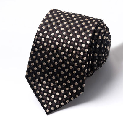 High-quality Wedding Ties For Men Fashion New Style Blue Strip Print Neckties Daily Office Apparel Accessories Gift For Man - Ellianto fashion Men's