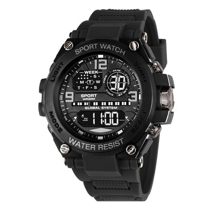 Men Waterproof Sports Watches Multifunction Electronic Watches Anti Drop and Shock-absorbing Wristwatches - Ellianto fashion Men's