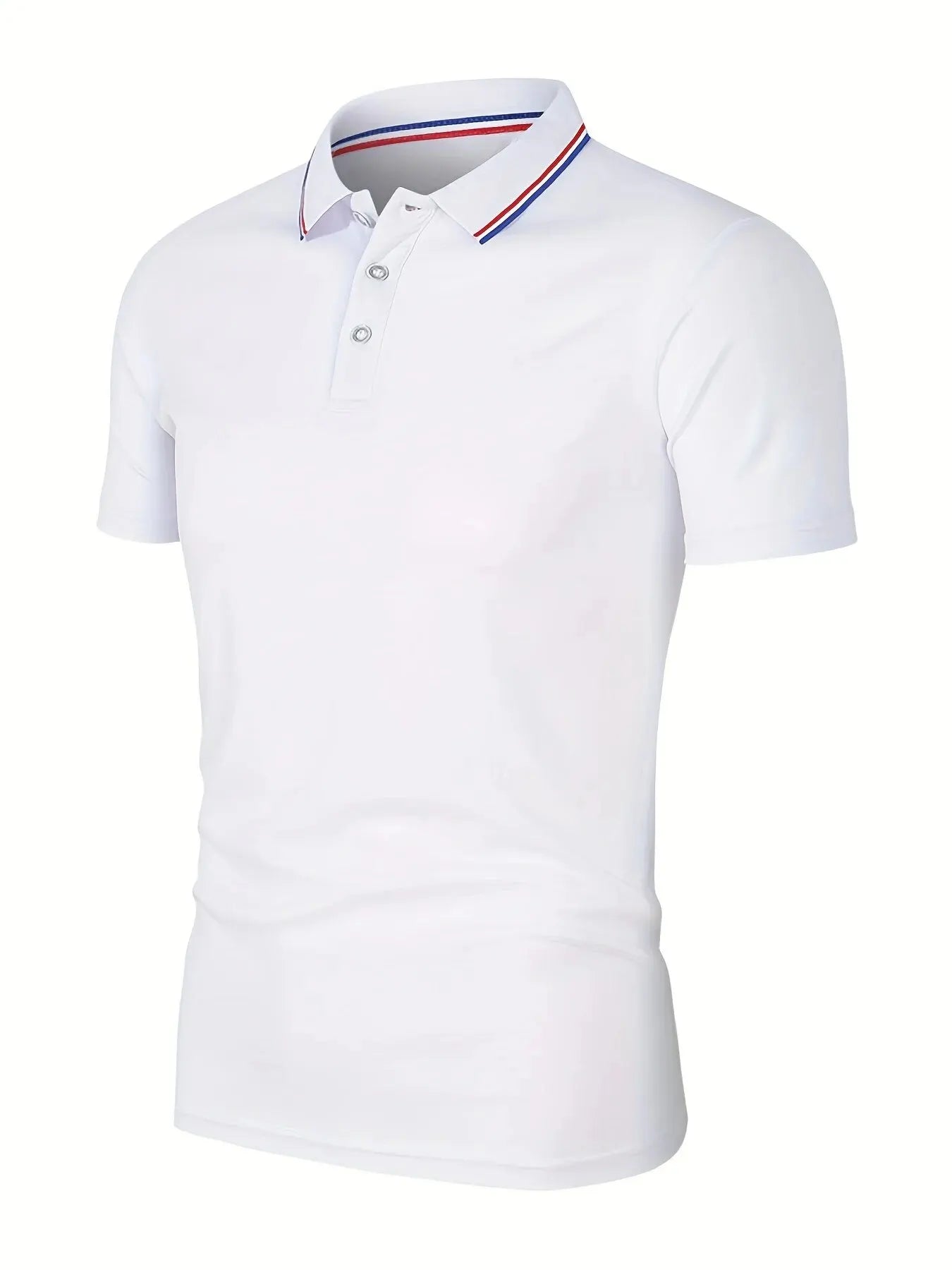 2025 Hot Sale Men's Summer Casual Breathable Comfortable Polo Shirt Men's Solid Color High Quality Short Sleeve T-Shirt - Ellianto fashion Men's