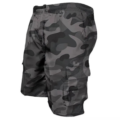 Men's Tactical Cargo Shorts Fashion Pocket Military Shorts Summer Camouflage Jogging Sports Casual Male Work Hiking Short Pants - Ellianto fashion Men's