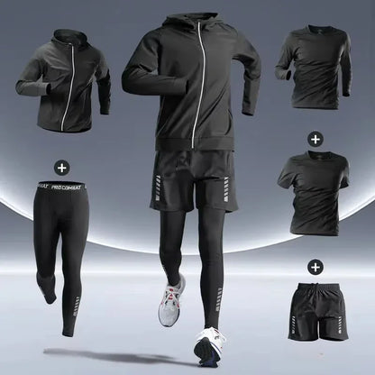 Men’s Premium Sports Set – Quick-Dry, Night-Safe & High-Performance for Running, Cycling & Training