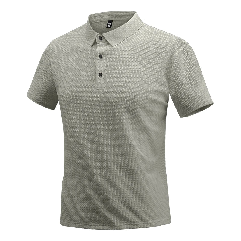 2025 Summer Men's New Polo Shirt Seamless Premium Luxury Business Casual Golf Slim Fit Blouse Collar T-shirt Men Clothing - Ellianto fashion Men's