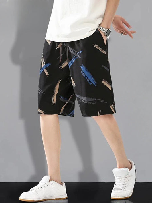 Shorts for Men Board Beach Swim Man Short Pants Bermuda Quick Dry Long Graphic Casual in Bulk Fashion Summer New Pant 2025 Thin - Ellianto fashion Men's