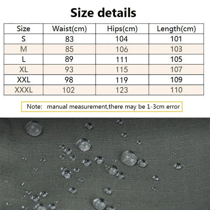 New Tactical Work Pants Men Outdoor Cargo Trousers Multi-pocket Waterproof Pant Autumn Spring Outdoor Workwear Hiking Trousers - Ellianto fashion Men's