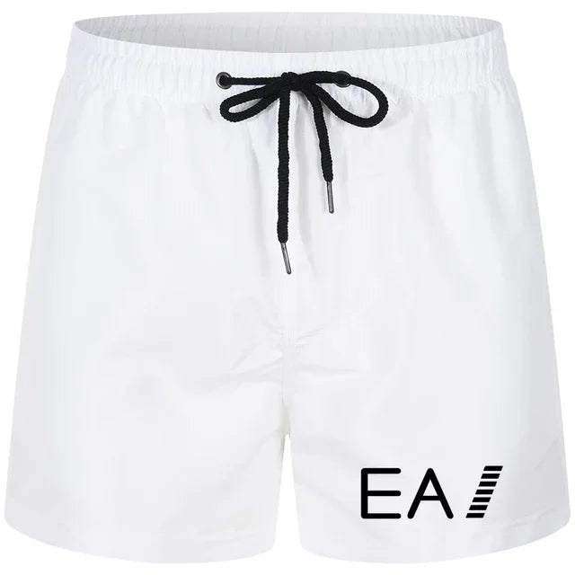Set 2025 Summer men's swimwear and shorts brand swimwear, sexy swimwear, low-waist breathable swimwear, beach surfing swimming trunk - Ellianto fashion Men's