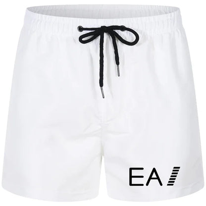 Set 2025 Summer men's swimwear and shorts brand swimwear, sexy swimwear, low-waist breathable swimwear, beach surfing swimming trunk - Ellianto fashion Men's