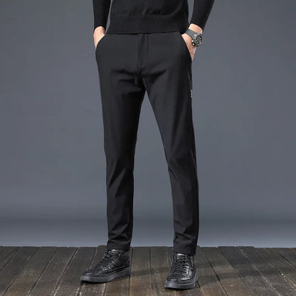 Men's Golf Pants 2025 Spring Autumn High Elasticity Fashion Casual Versatile Breathable Quality Trousers for Comfortable Wear - Ellianto fashion Men's