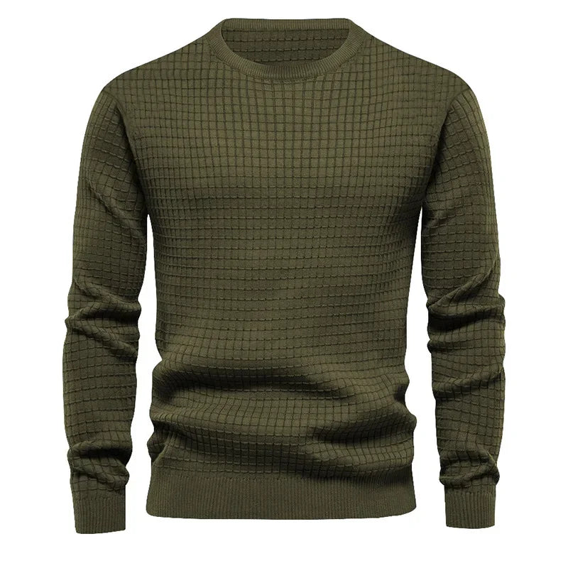 New Men's Crew Neck Sweatshirts Solid Color Large Sweatwear Spring Outdoor Jogging Tops - Ellianto fashion Men's