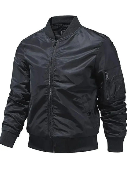 2024 New Spring Summer Bomber Jacket Men Solid Color Fashion Aviator Baseball Jackets New In Outerwears Jackets for Men S-5XL