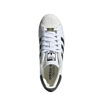 Adidas Originals Superstar Men's Women's Skateboarding Shoes, Lightweight, Durable, Non-slip, Low-top Board Shoes, Black/White - Ellianto fashion Men's
