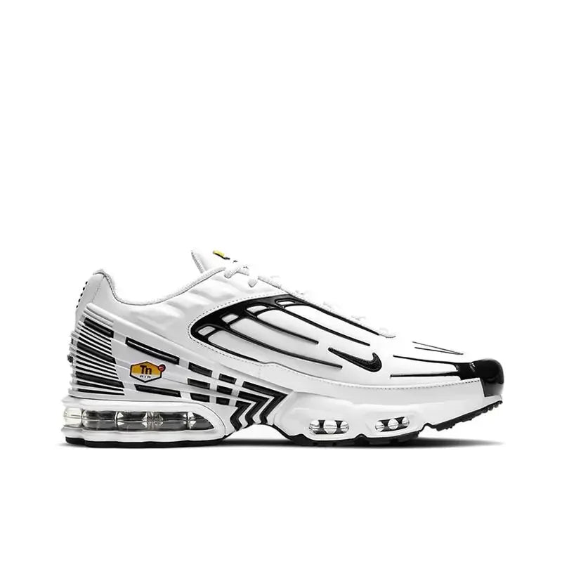 Nike Air Max Plus Tn 3 Running Shoes Non Slip And Durable Fabric Mesh Breathable Light Retro Classic FQ2387-001 - Ellianto fashion Men's