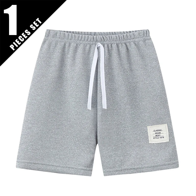 1/3 Pcs men Basic Joker Shorts Boy Leisure Sports Tether Pants Girl Fashion Comfortable Multicolor Combination Hot Pants - Ellianto fashion Men's