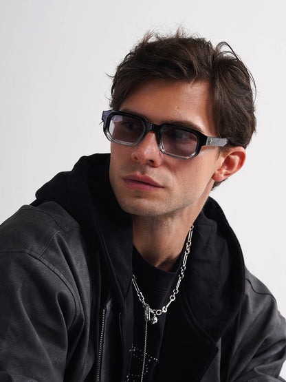 Men’s Vintage Rectangle Sunglasses – Lightweight Retro Style with UV400 Protection for Effortless Luxury and Fashionable Sunwear