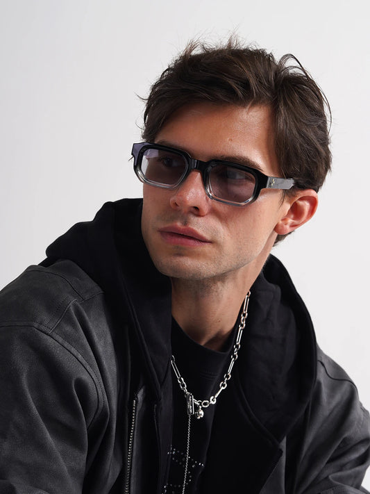 Men’s Vintage Rectangle Sunglasses – Lightweight Retro Style with UV400 Protection for Effortless Luxury and Fashionable Sunwear