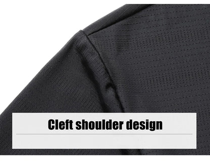 CHRLCK Plus Size Summer Ice Silk Short Sleeve T-Shirt Men's Loose Thin Sports T-shirt For Seniors Outdoor Fitness Casual T-shirt - Ellianto fashion Men's