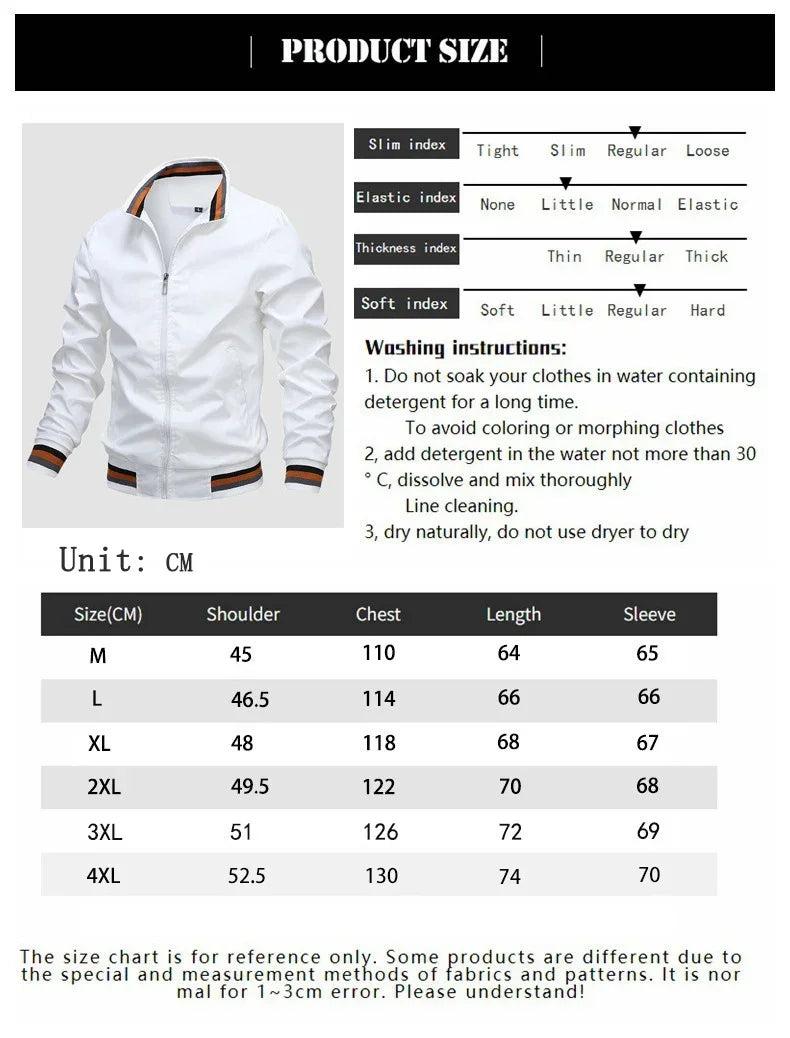 High End Embroidered CAMEL High-quality Men's Zippered Jacket, Spring and Autumn Fashionable Casual Outdoor Sports Jacket Top - Ellianto fashion Men's