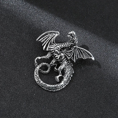 High-end Metal Wolf Head Brooch Metal Animal Lion Badge Lapel Pins for Men Vintage Suit Collar Accessories Casual Jewelry Gifts