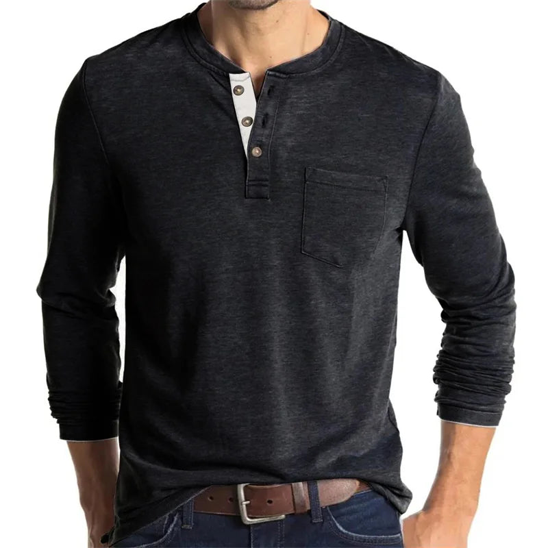 Men Fashion Casual T-Shirts Long Sleeve Tops For Man Soild O Neck Shirts Elastic Gym T Shirt Soccer Tees Streetwear Man Clothing - Ellianto fashion Men's