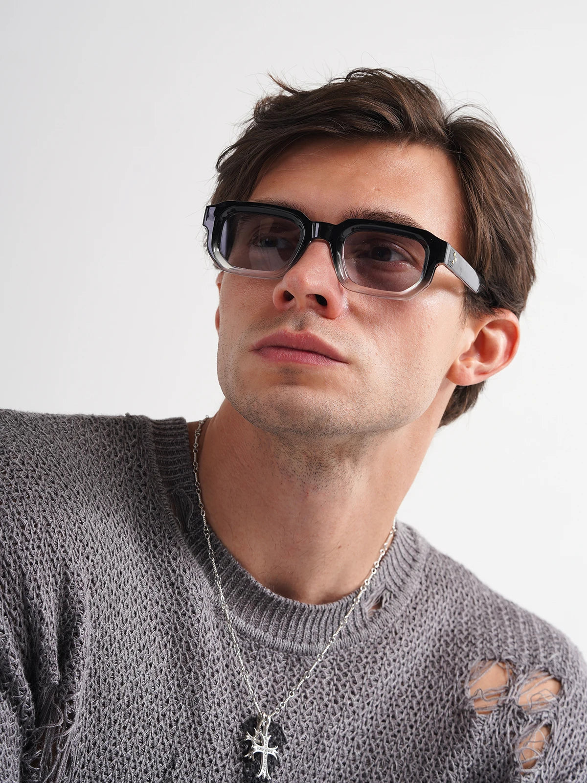 Men’s Vintage Rectangle Sunglasses – Lightweight Retro Style with UV400 Protection for Effortless Luxury and Fashionable Sunwear