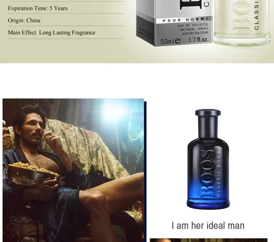 Hot Sale Perfume For Men Self Confidence Cologne Perfume Atomizer Fresh Temptation Gentleman Parfum Male Fragrance Cologne - Ellianto fashion Men's