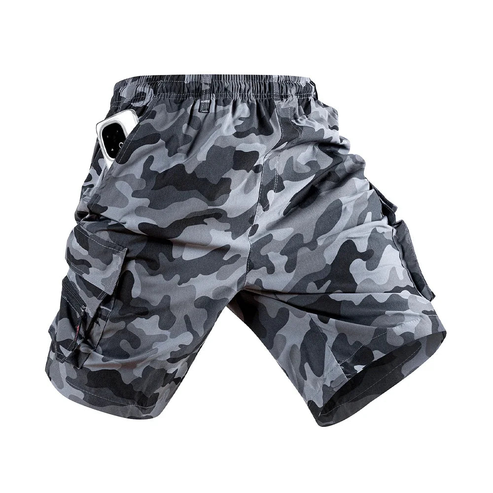 Men's Fashion - Forward Sports Casual Shorts - Cargo Design, Summer Camouflage, Ideal for Jogging, Work and Hiking - Ellianto fashion Men's