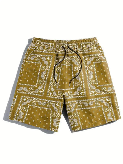 New 3D Print Bandana Clothing Fashion Men Women Shorts Plus Size S-7XL Streetwear Pants Cargo Shorts Men Basketball Summer 2025 - Ellianto fashion Men's