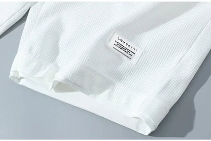 2025 nike Sports fashion casual men's suit summer Korean men's short-sleeved T-shirt + five-point shorts two-piece set - Ellianto fashion Men's