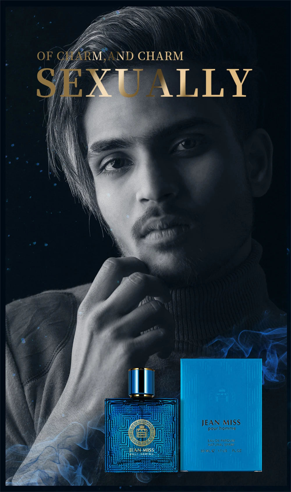 Brand 50ml Eau De Parfum For Men Perfume Homme Cologne Attracting Women Profumi Workdating Fresh Perfumes Feminino Lasting Scent - Ellianto fashion Men's