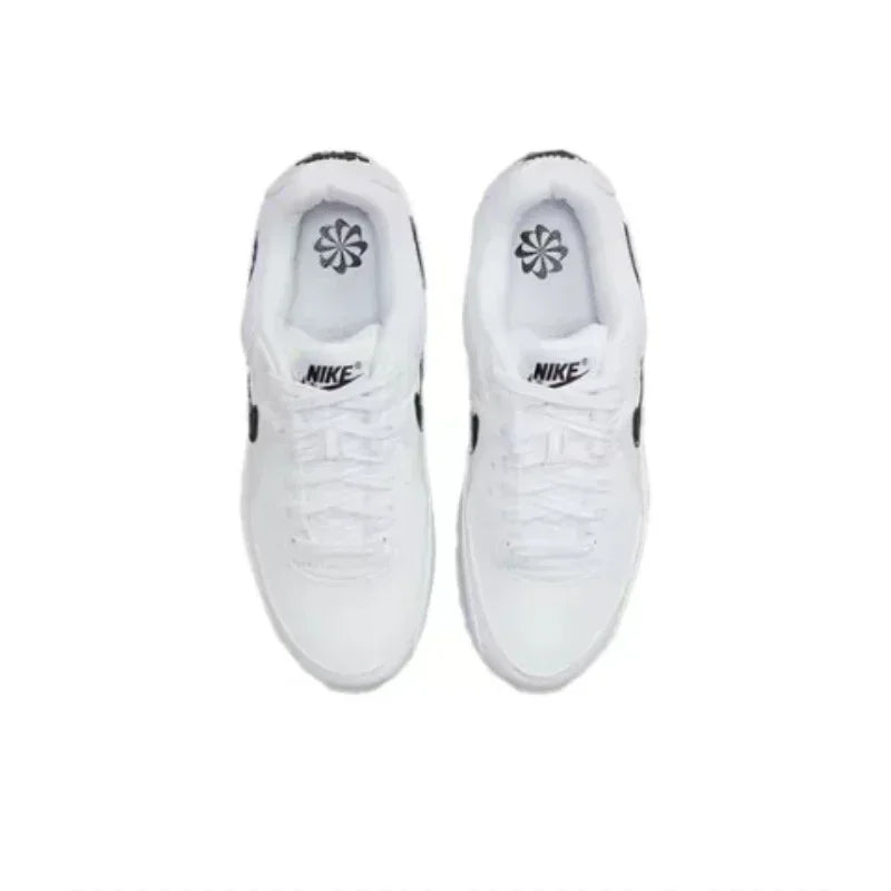 Nike Air Max 90 Next Nature White Black Classic Mesh Air Cushion Men Women Athletic Running Shoes Breathable Sneakers DH8010-101 - Ellianto fashion Men's