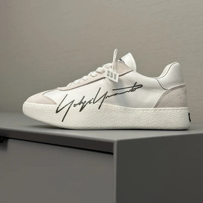 Handcrafed Casual Sneakers Man Platform Leather Canvas Sports Running Shoes Zip Upper Trainers Breathable Men Footwear Man Shoes - Ellianto fashion Men's