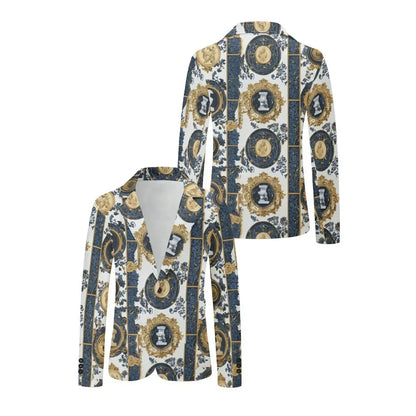 Exotic Style Slim Fit Blazers Men's Elegent Wedding Suit One Buttons Handsome Blazer Masculino Casual Coat Lightweight Jacket - Ellianto fashion Men's