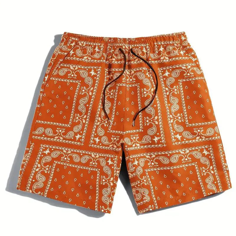 New 3D Print Bandana Clothing Fashion Men Women Shorts Plus Size S-7XL Streetwear Pants Cargo Shorts Men Basketball Summer 2025 - Ellianto fashion Men's