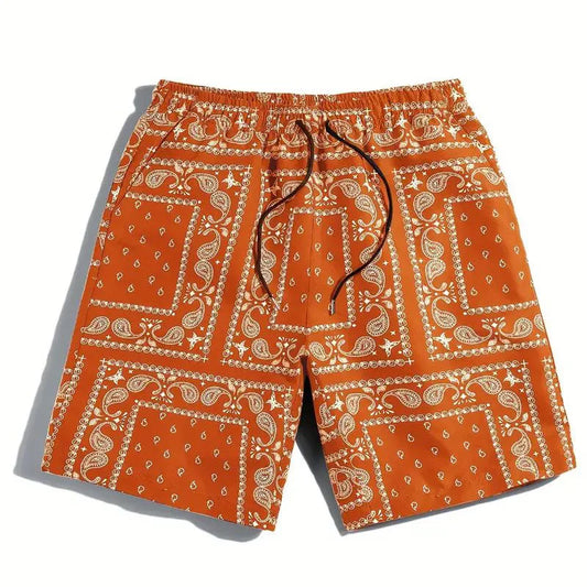 New 3D Print Bandana Clothing Fashion Men Women Shorts Plus Size S-7XL Streetwear Pants Cargo Shorts Men Basketball Summer 2025 - Ellianto fashion Men's