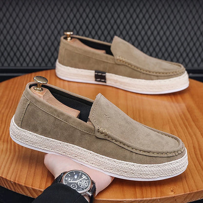 Shoes For men Summer Breathable One Foot Men Casual Shoes Low Cut Comfortable Walking Shoes Sneakers - Ellianto fashion Men's