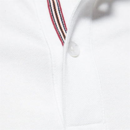 2025 Premium Men's Polo Shirt Deer Embroidery Design 80% Cotton EU Size Casual Short Sleeve Shirts Business Polo Tops Hot Seller - Ellianto fashion Men's