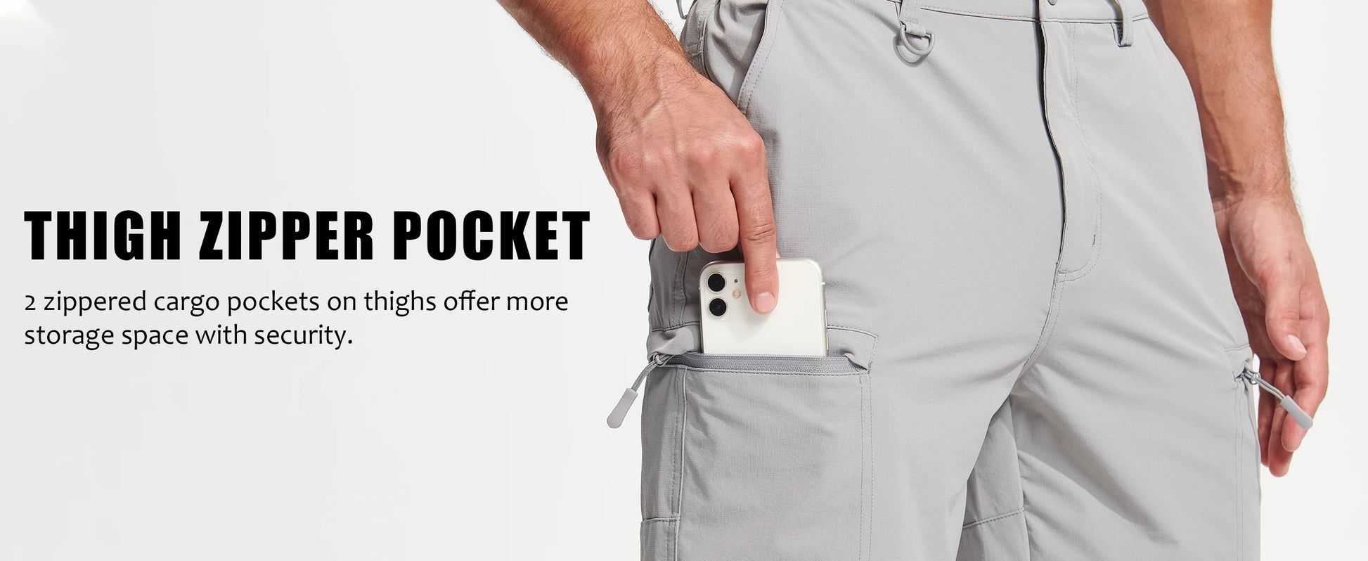 TACVASEN Summer Moisture Wicking Casual Shorts Mens Cargo Work Shorts Running Jogging Sports Bottoms Nylon Rip-Stop Short Pants - Ellianto fashion Men's