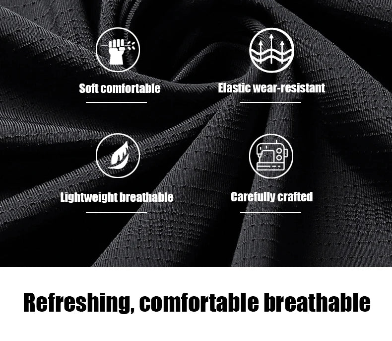 CHRLCK Plus Size Summer Ice Silk Short Sleeve T-Shirt Men's Loose Thin Sports T-shirt For Seniors Outdoor Fitness Casual T-shirt - Ellianto fashion Men's