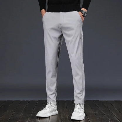 Men's Golf Pants 2025 Spring Autumn High Elasticity Fashion Casual Versatile Breathable Quality Trousers for Comfortable Wear - Ellianto fashion Men's