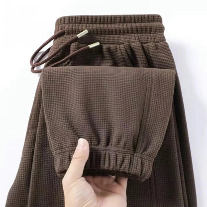 Spring Autumn Men's Sports Casual Pants Loose Cuffed Sweatpants Comfortable Breathable Male Model Spring Autumn Style