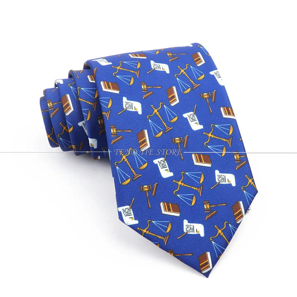 New 42 Colors Men Thin Silk Tie Soft Novelty Animal Fruit Skeleton Cravatas Casual Party Wedding Accessories Gift Free Shipping - Ellianto fashion Men's