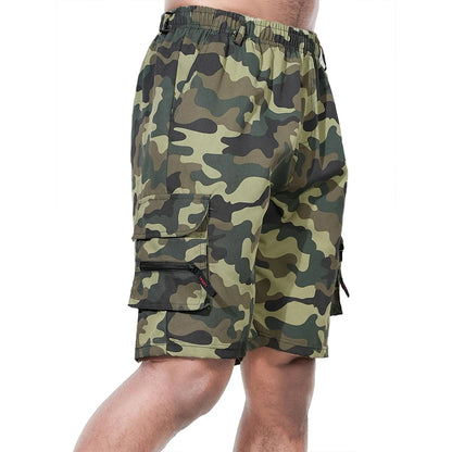 Men's Cargo Shorts Big Size Sports Knee Shorts Classic Short Pants Streetwear Straight Loose Work Casual Street Shorts - Ellianto fashion Men's