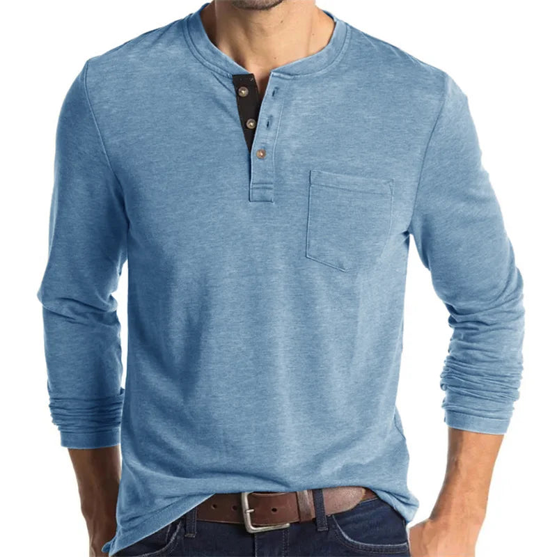 Men Fashion Casual T-Shirts Long Sleeve Tops For Man Soild O Neck Shirts Elastic Gym T Shirt Soccer Tees Streetwear Man Clothing - Ellianto fashion Men's