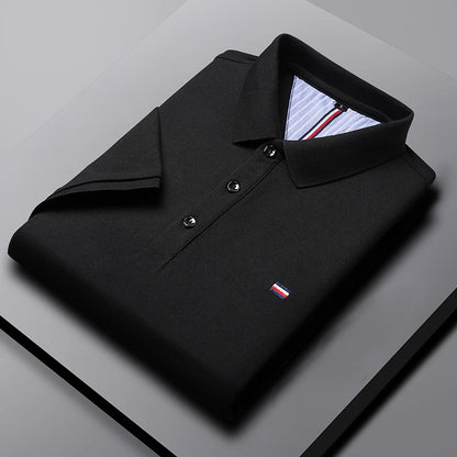 Men's Casual Fashion Polo Shirt Breathable and Comfortable Embroidered Top - Ellianto fashion Men's