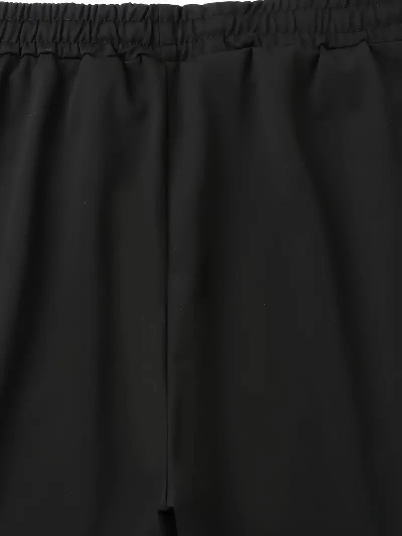 Men Sweatshirts Jogging Pants Men Casual Pants Men Stylish Color Block Zip Pockets Drawstring Sports Skinny Pants Trousers Pants - Ellianto fashion Men's