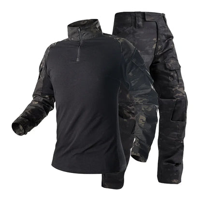 Tactical Uniform Suits Milit Outdoor Camouflage Suit Hunting Shirts Pants Fish Trainning Airsoft Paintball Clothes Sets - Ellianto fashion Men's