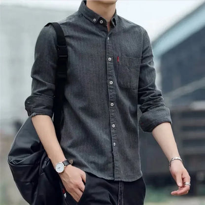 Spring-Summer Plaid Long-Sleeve Shirt – Lightweight, Durable Comfort and Effortless Style for the Modern Working Man